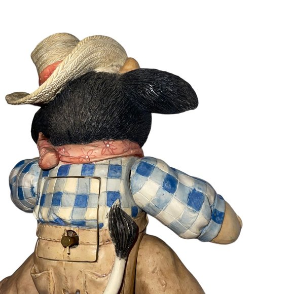 Rare Vintage Enesco Marys Moo Moos Chip Home on the Range Musical Jointed 699284 - Picture 8 of 11